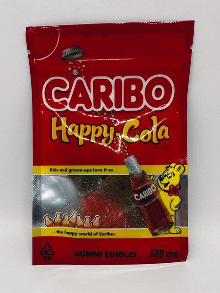 Average nutritional values. . Caribo happy cola edibles